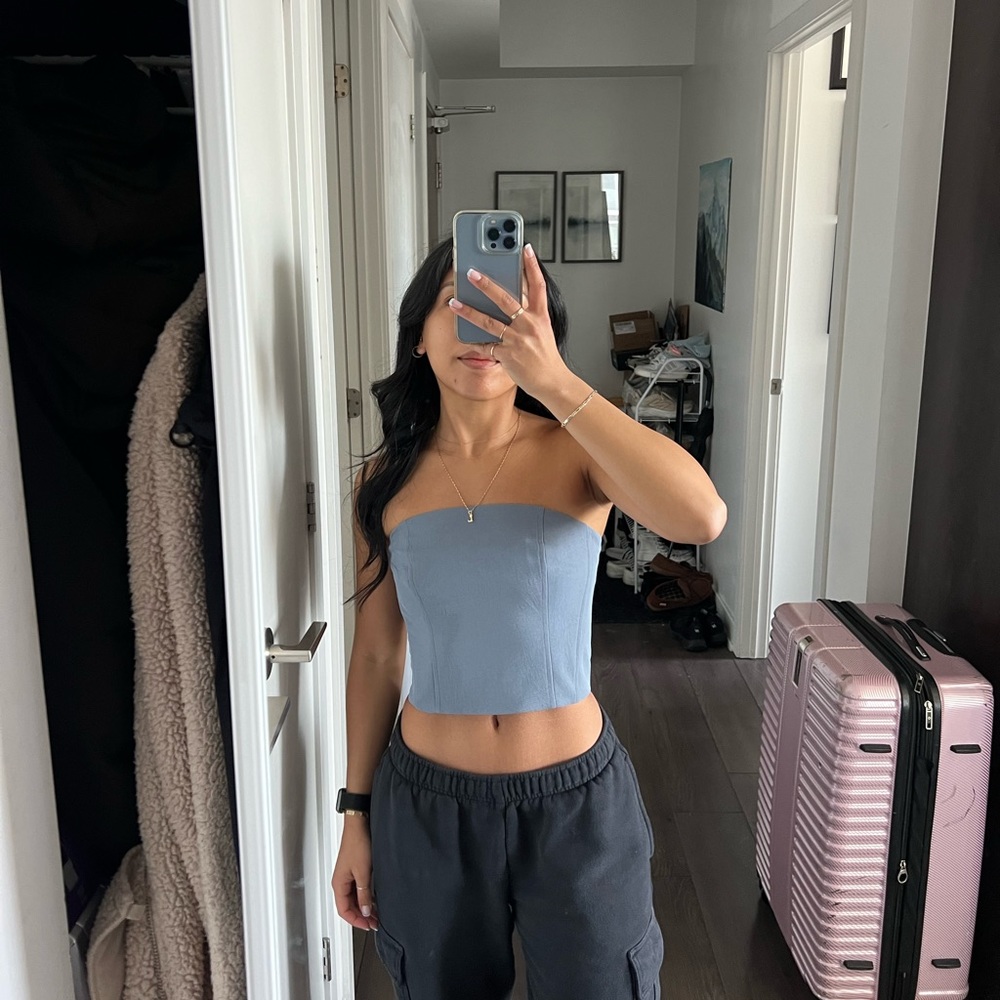 KOOKAÏ strapless crop top